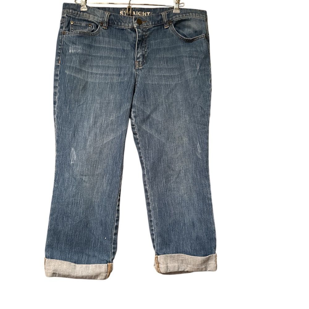 New York & Company Women's Blue Jeans Cropped Size 12